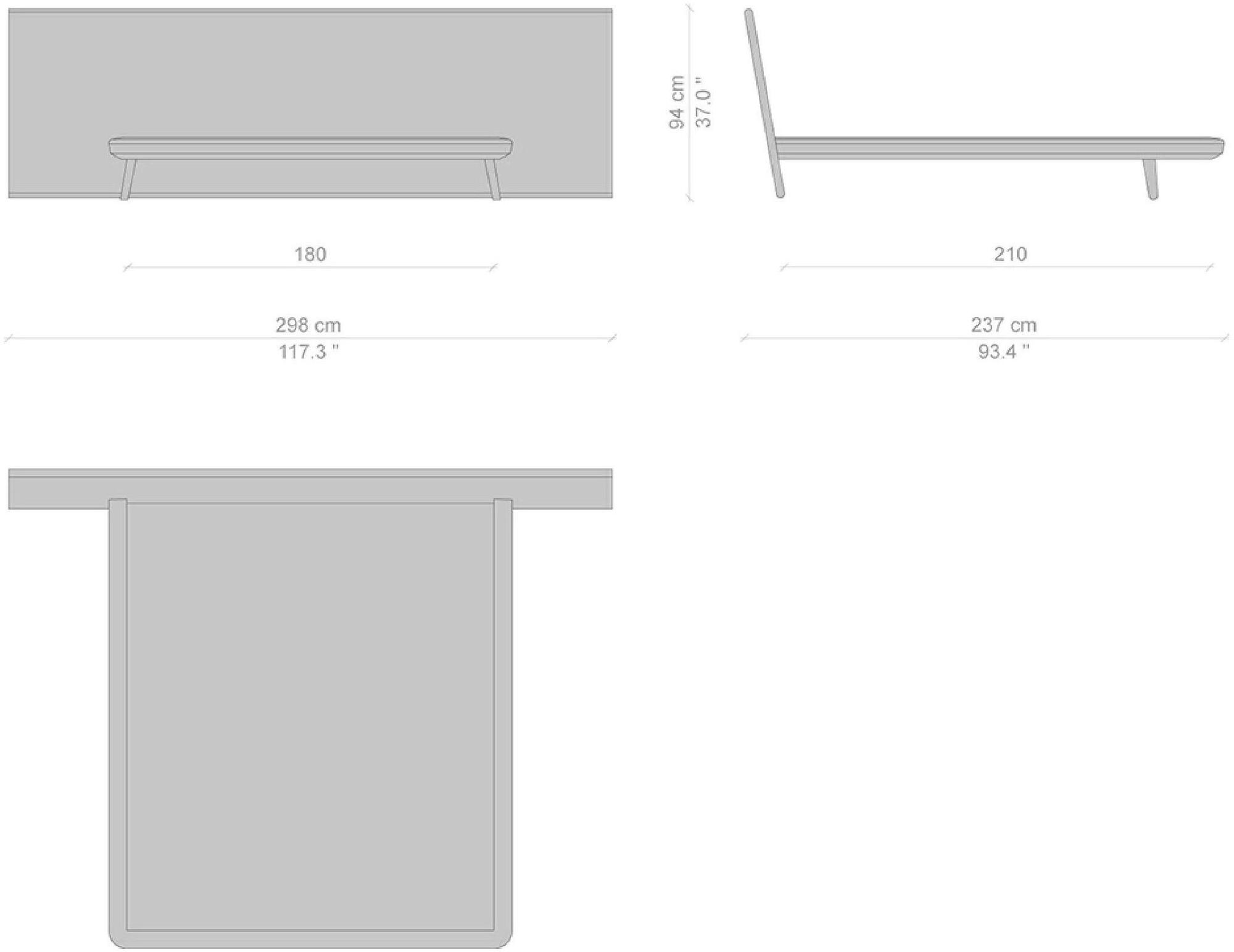 Cassina Кровать с изголовьем из ясеня  L42  - Вид №28