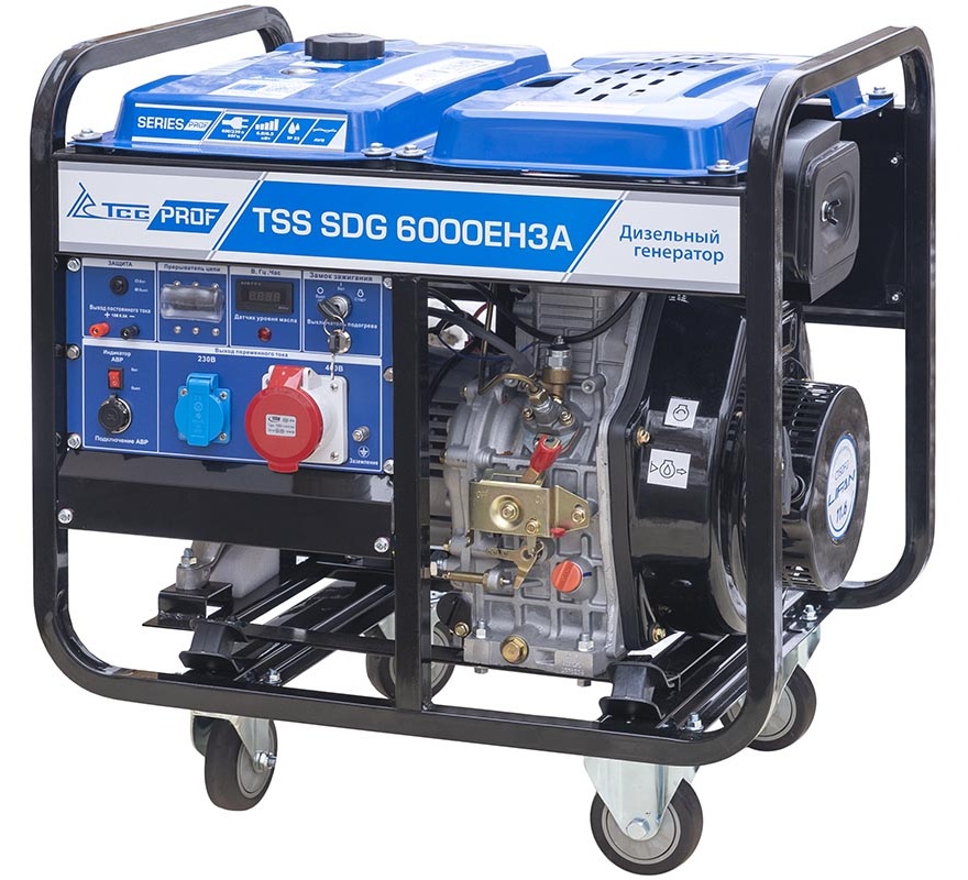 Электрогенератор  дизельный  ТСС SDG 6000EH3A 5411127 STDN-0095605 - Вид №2