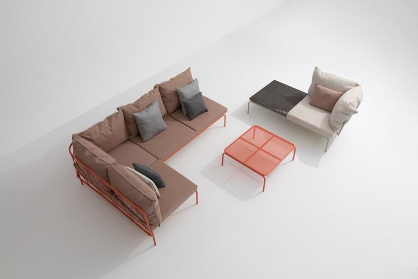 Garda Furniture Модульное тканевое кресло с мраморной полкой для журналов Ataman Ga07m11, ga07m12 - Вид №6