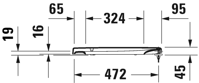 0063320000 Крышка сиденье для унитаза Duravit Starck 3 - Вид №4