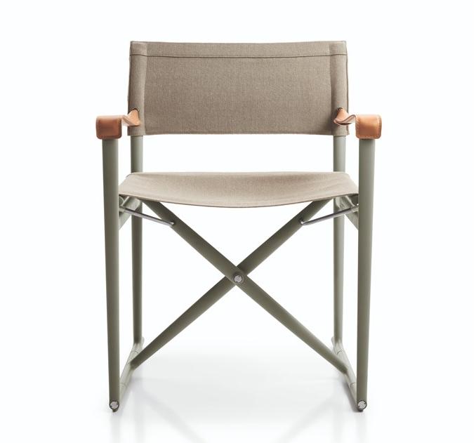 B&B Italia Outdoor Складной брезентовый садовый стул с подлокотниками Mirto outdoor sun-id-1443145 - Вид №1