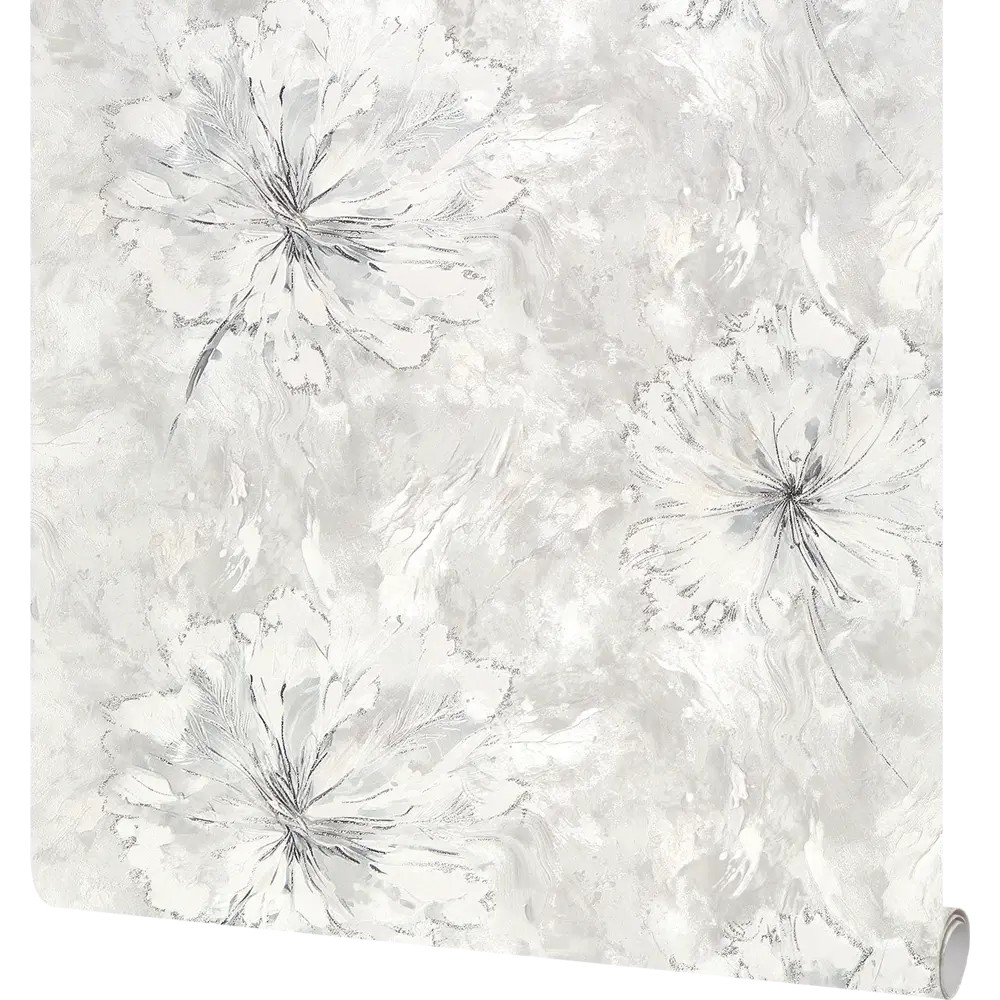 Флизелиновые обои ATELIERO Sonya серые - элегантная текстура для современного интерьера 89369828 STLM-0817325