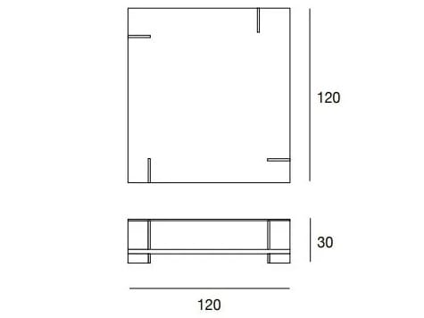 Низкий журнальный столик с отсеком для хранения Pacini & Cappellini CORALLO ARCH-00110304 - Вид №4
