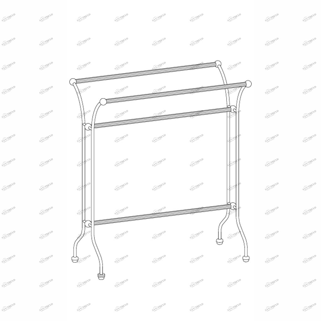 FS01-6111 FS01-6111 Обычная вешалка для полотенец Вешалки для полотенец Cristal & Bronze TOWEL HANGERS 