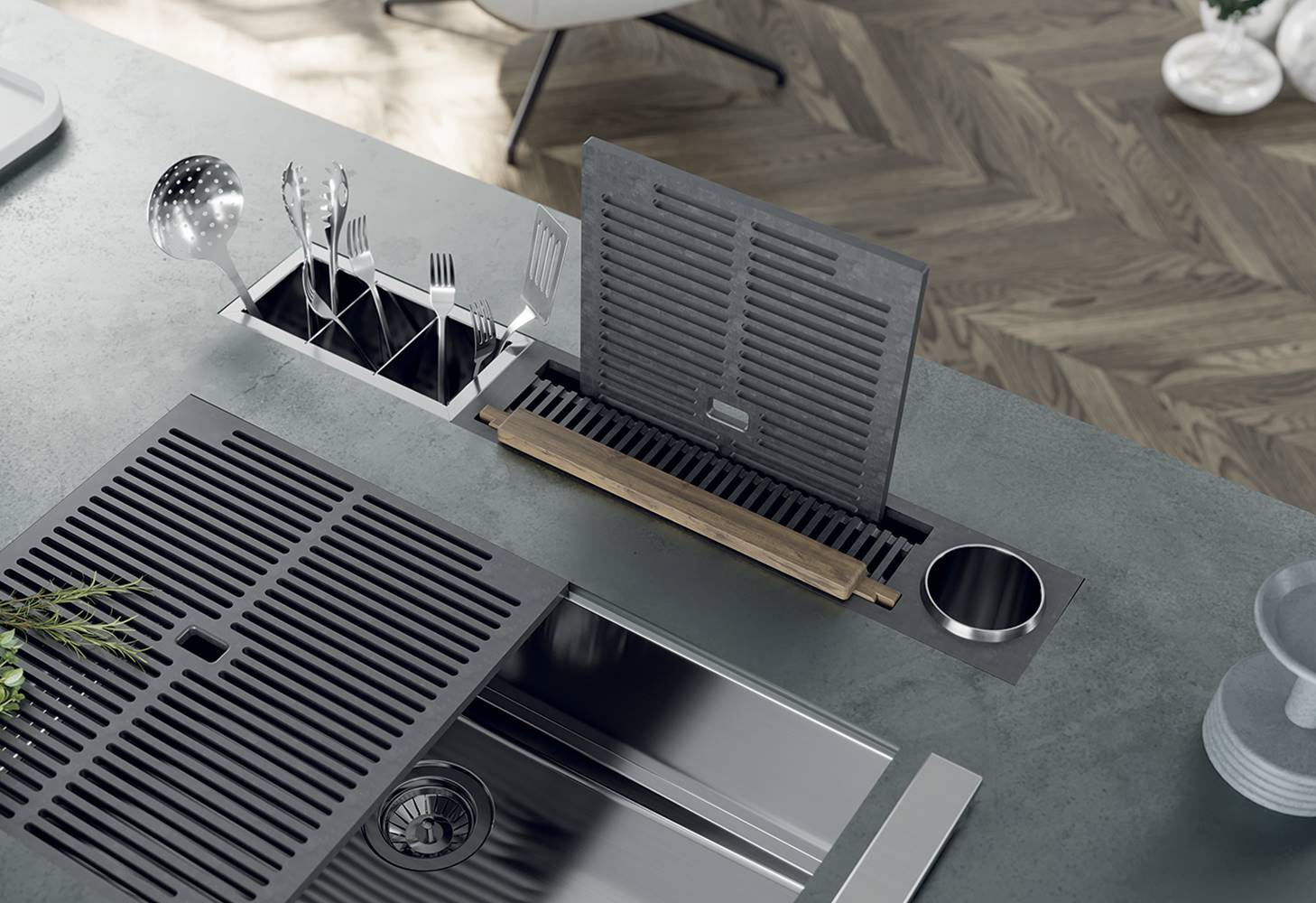 Канал для кухни из нержавеющей стали Foster 3026 880 ARCH-00086805 - Вид №3