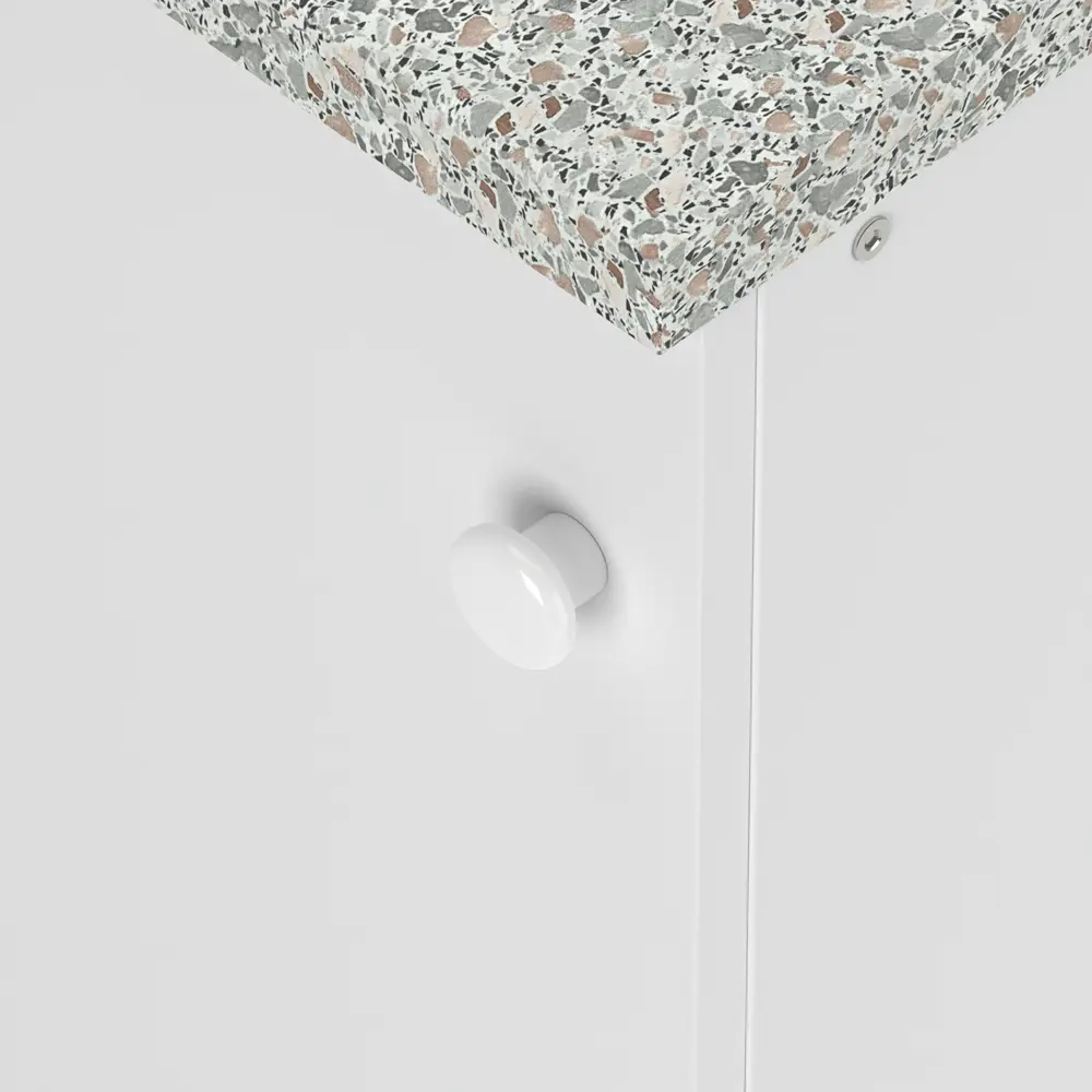 Шкаф напольный "Бэлла" 40x84x60 см, ЛДСП, цвет белый Santreyd STLM-2124447 - Вид №6