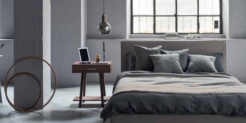 Gervasoni Прикроватная тумбочка из массива дерева с ящиками Beds sun-id-1472404 - Вид №2