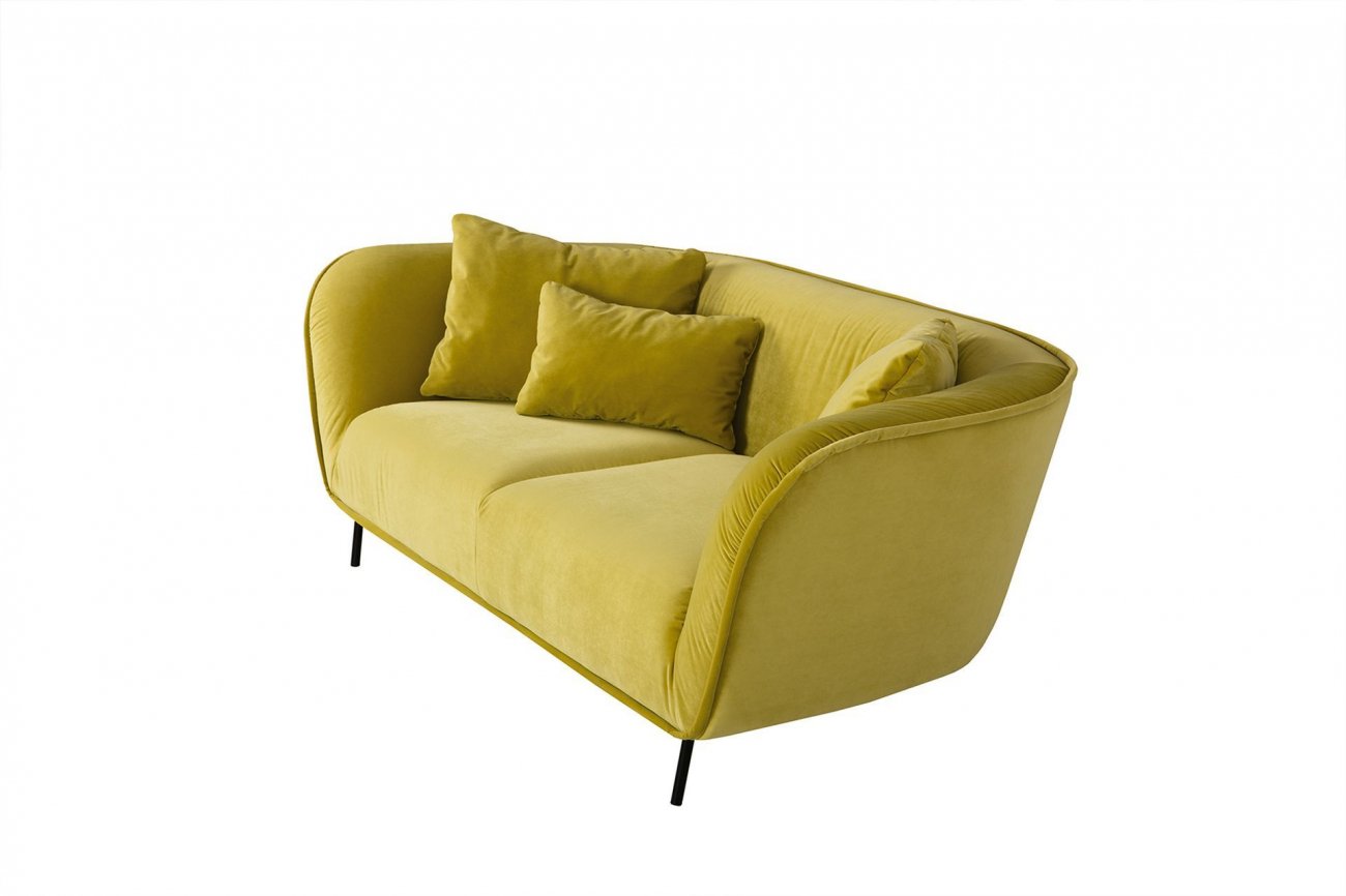 Диван Maja двухместный прямой желтый SITS ДИЗАЙНЕРСКИЕ, MAJA 192153 Желтый  - Вид №3