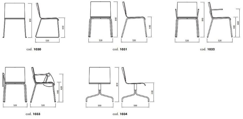 ALMA DESIGN Штабелируемый деревянный стул Casablanca sun-id-1507599 - Вид №3