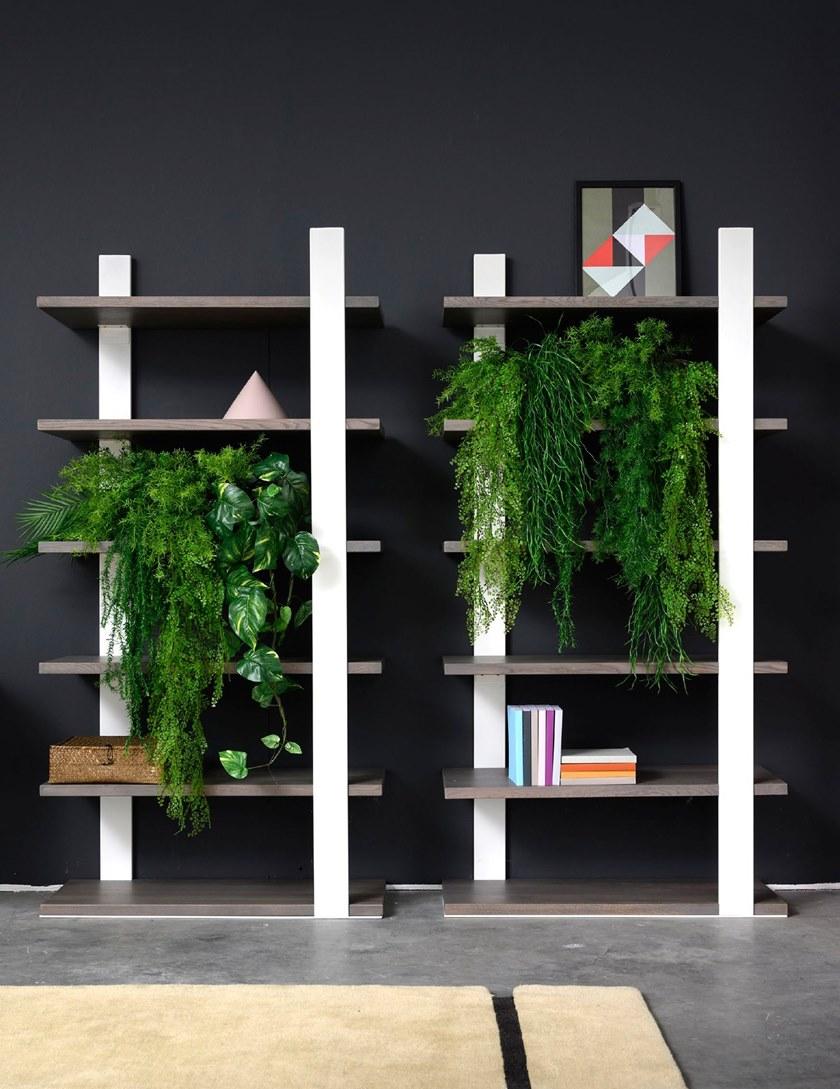 Devina Nais Открытый книжный шкаф из массива дерева sun-id-1353965 - Вид №1