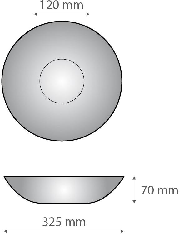Alumina Декоративная чаша из двнеалюминия Dvne capsule collection D.sf35b12  - Вид №3