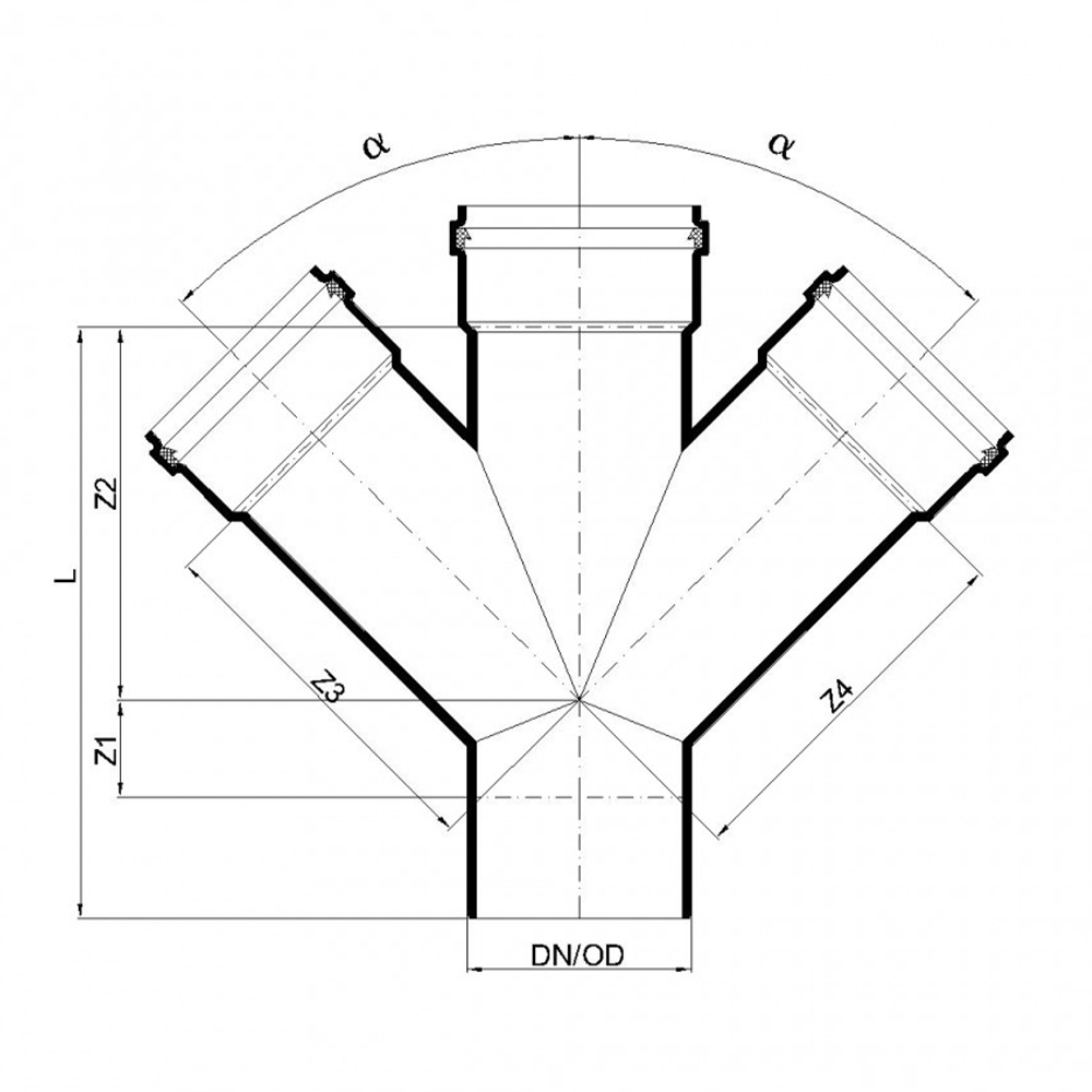 02694 Крестовины Tece  - Вид №1