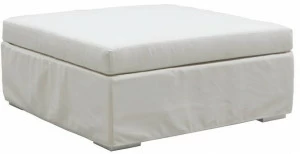 Il Giardino di Legno Квадратный тканевый садовый пуф Zefiro 8205