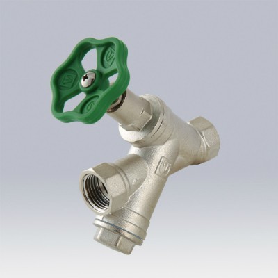 VT.053.N.04 Вентиль прямоточный с косым фильтром Valtec 1/2"  - Вид №11