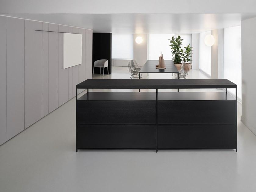 MDF Italia Комод с откидными дверцами с ящиками Minima sun-id-1480157 - Вид №1