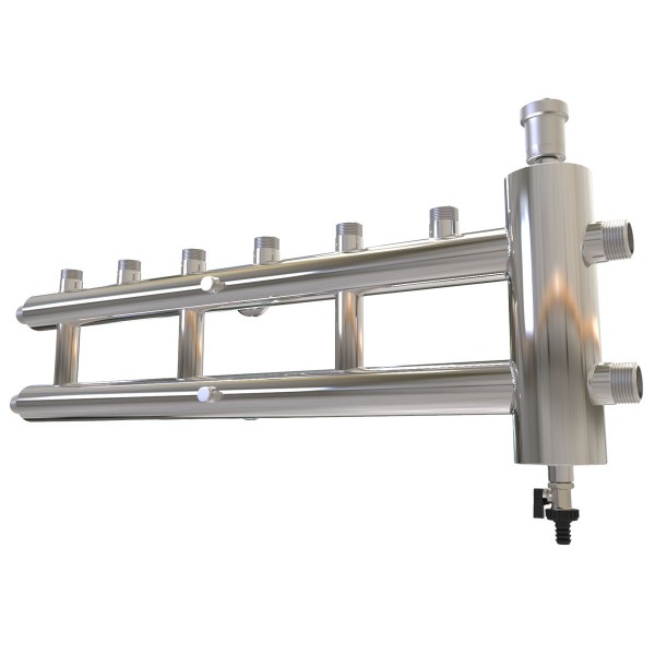 Купить Распределительный коллектор с гидрострелкой 120 кВт, 3+1 контур Прокситерм GSK4031 - Вид №2