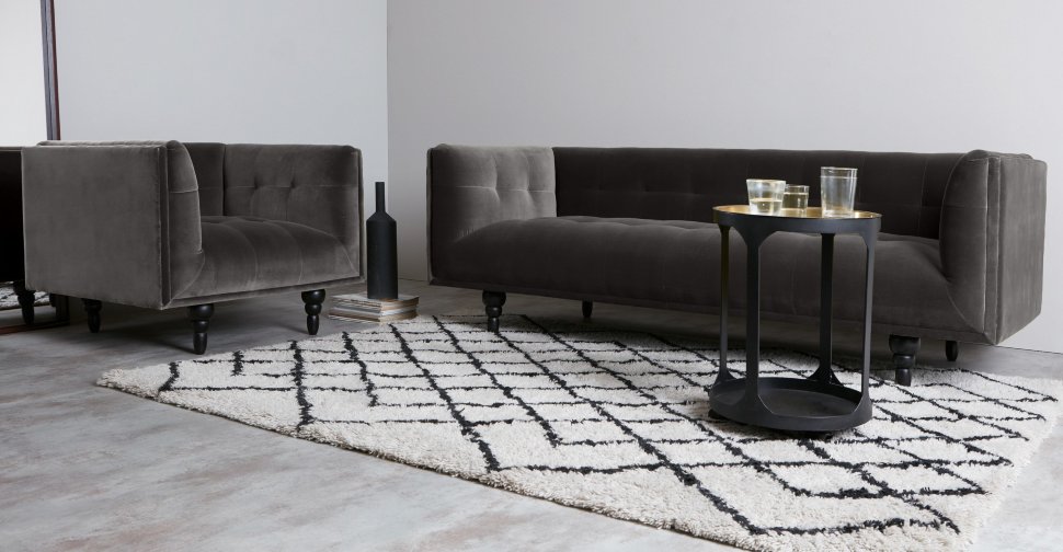 Диван Royal прямой серый ICON DESIGNE ДИЗАЙНЕРСКИЕ 178116 Серый  - Вид №3