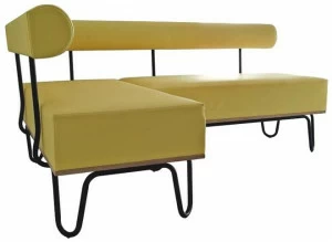 Sedex Модульная скамейка с мягкой подкладкой и спинкой