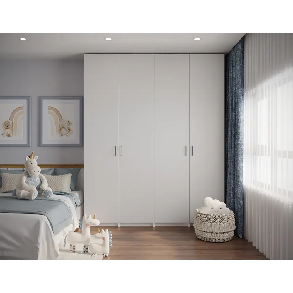 Дверь Лион 39.6x63.6x1.8 см ДСП цвет белый Santreyd STLM-2109578 - Вид №6