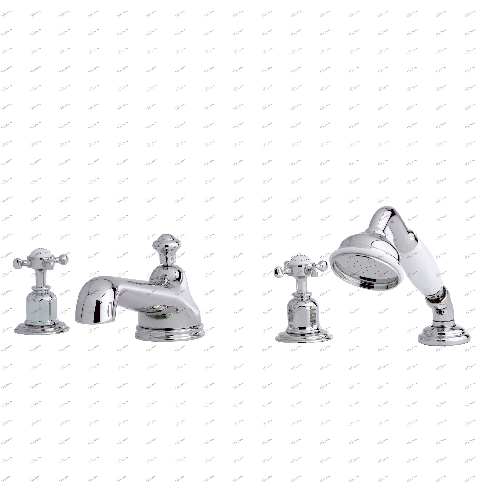 Traditional bathrooms CROSSHEAD 3/4 "смеситель для ванны и душа Pr3738ag 
