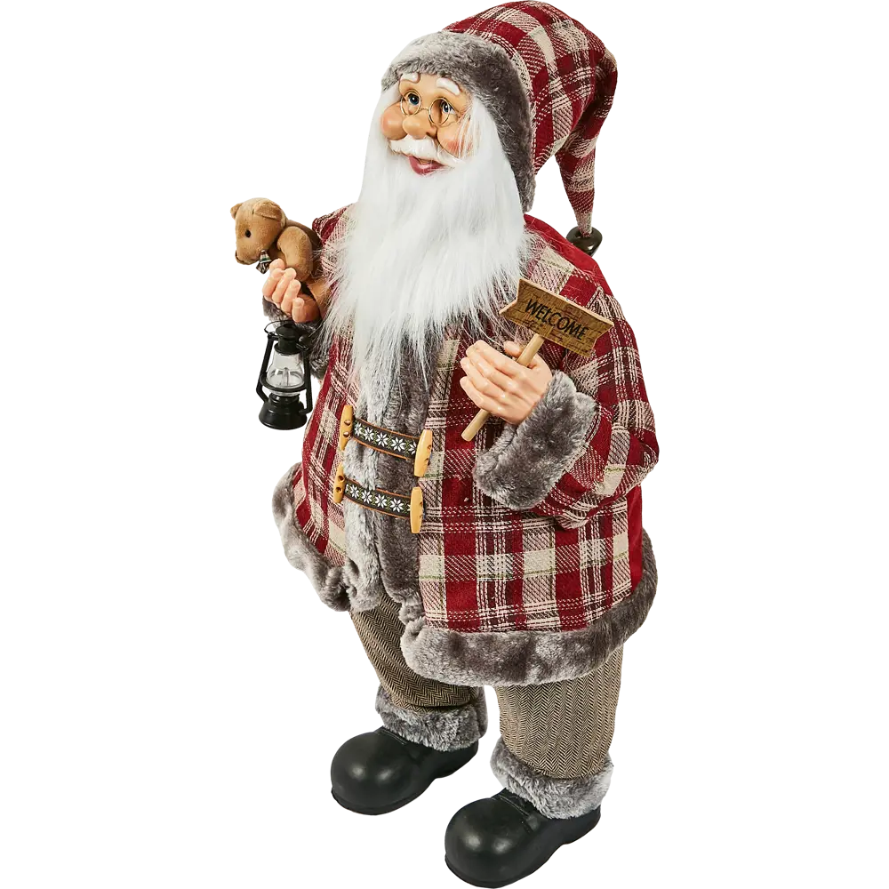 87547277 Фигура декоративная Санта в тулупе 80см STLM-1465657 Santreyd Christmas - Вид №1
