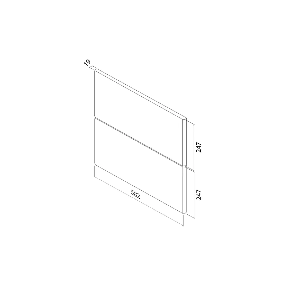 Комплект фасадов для тумбы Iddis Lahta 60 см LAH60G0i89 МДФ цвет серый STLM-2071320 - Вид №10
