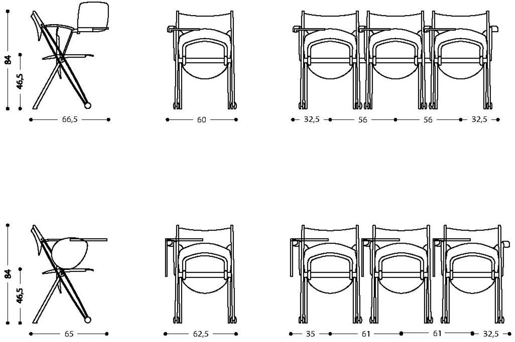 LAMM Стул для конференций складной с откидной крышкой Conpasso sun-id-1435795 - Вид №8