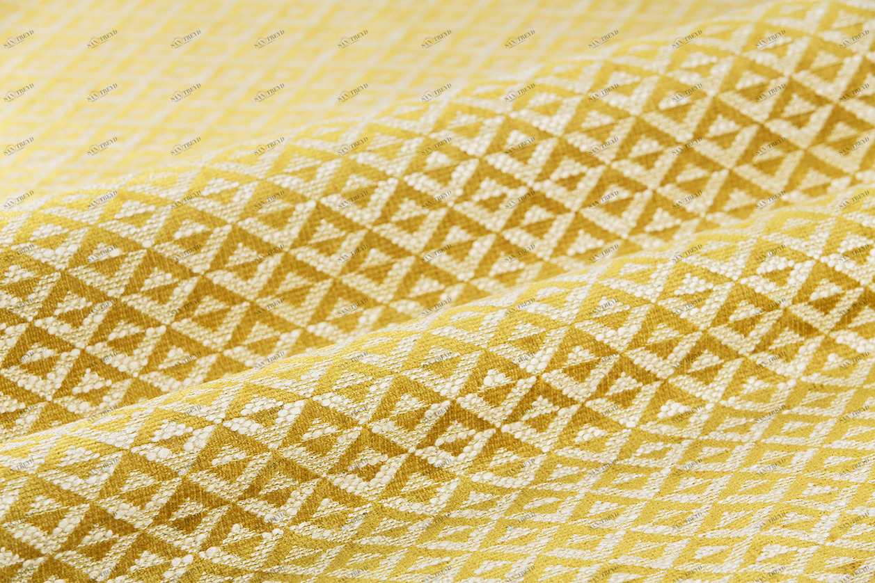 COLORISTICA Ткань мебельная  Шенилл  Claster Желтый Claster II col.02