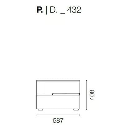 Деревянная тумбочка с ящиками Santalucia Mobili опал ARCH-00046379 - Вид №3