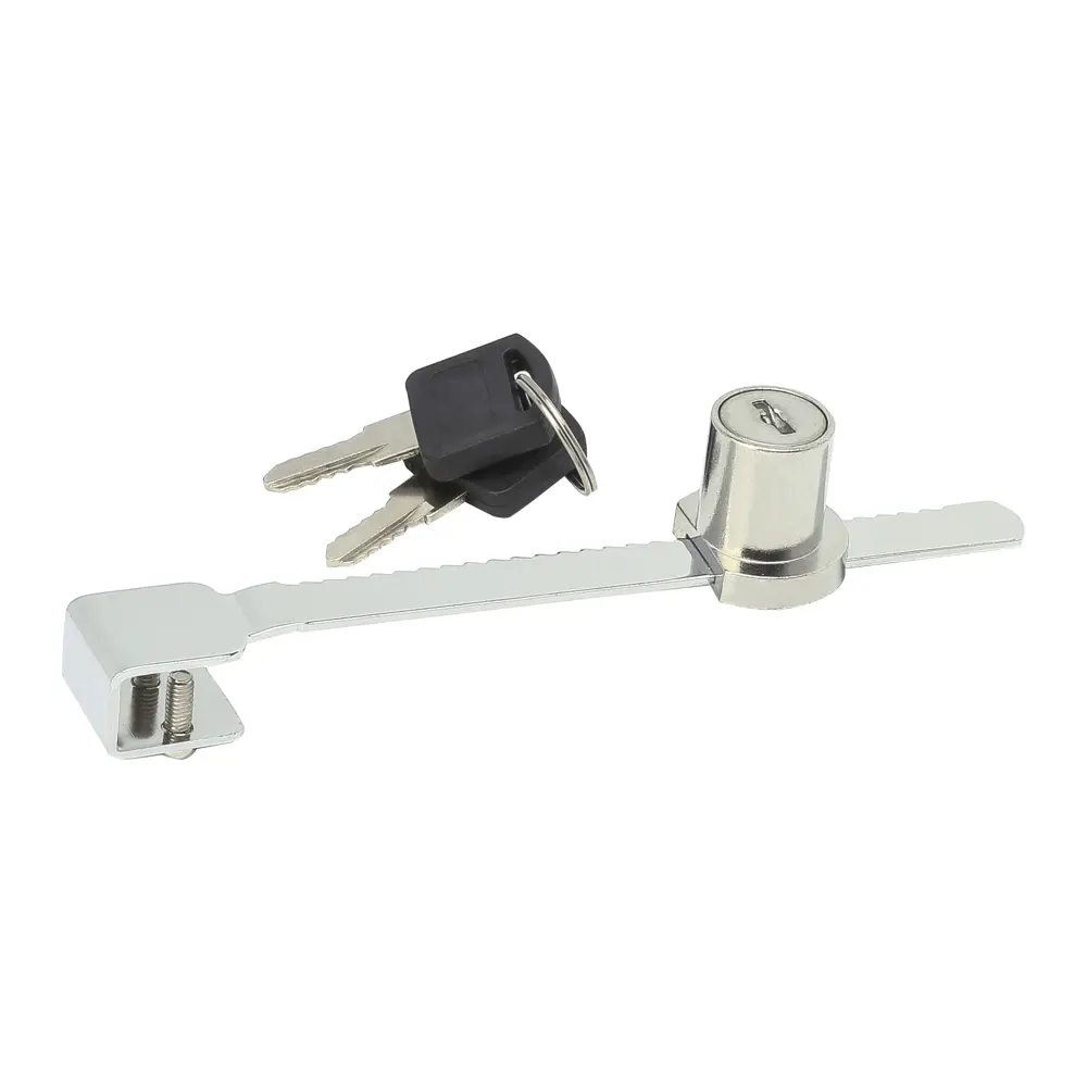 Замок мебельный накладной Lock.318, l140 мм, реечный хромированный 82924029 STLM-2086210 Santreyd 