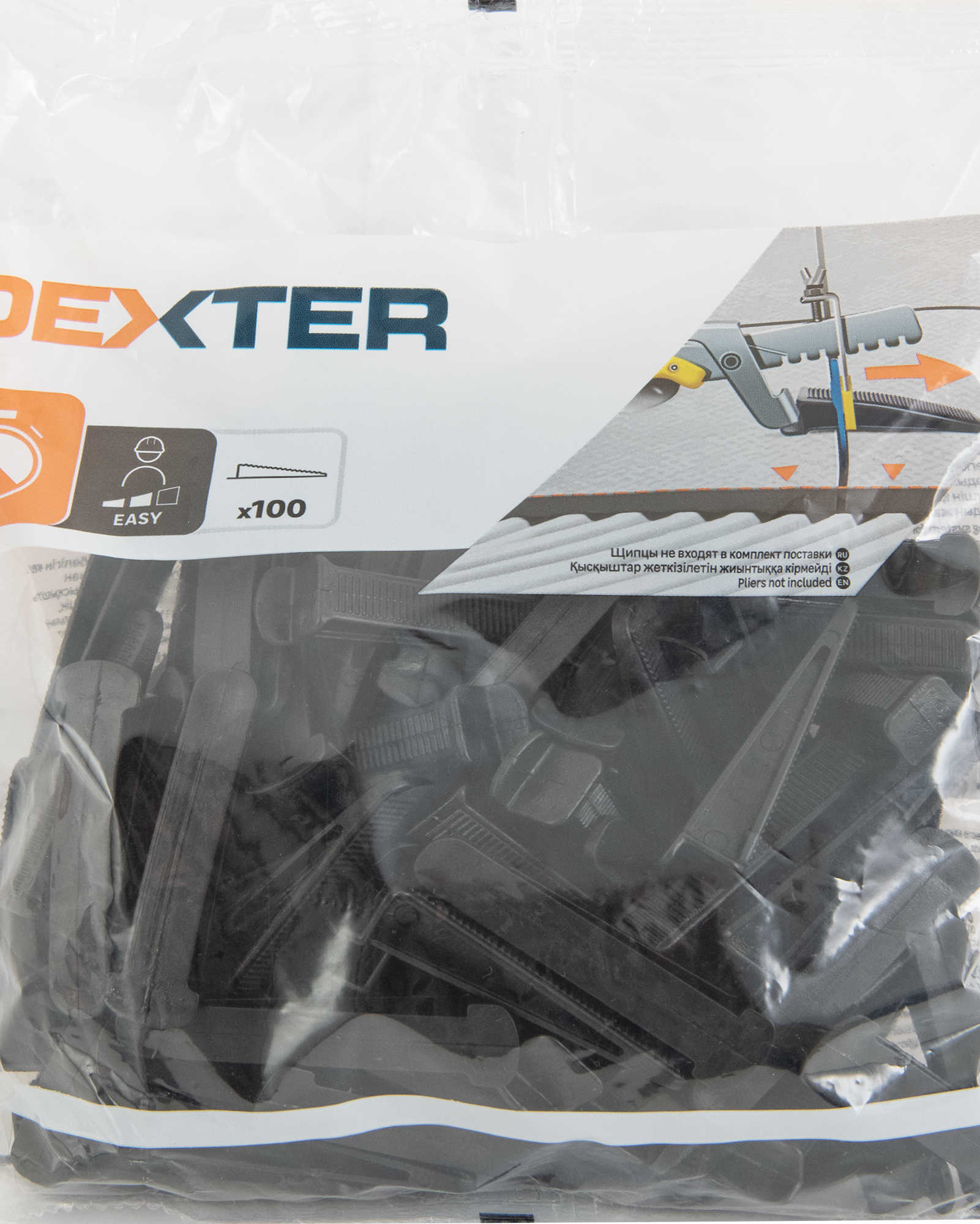 Клинья для выравнивания плитки DEXTER 100 шт - профессиональный набор 82745560 STLM-0035335 - Вид №4