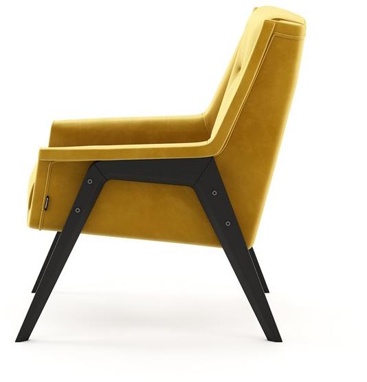 Domkapa Бархатное кресло с подставкой для ног  Dkk33  - Вид №3