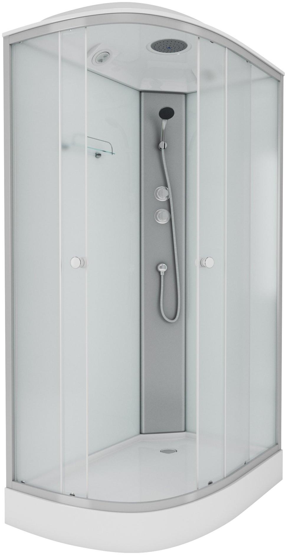 Душевая кабина NG- 4312-08R (1200х800х2150) низкий поддон(13см) стекло МАТОВОЕ Niagara ECO 4312R - Вид №1