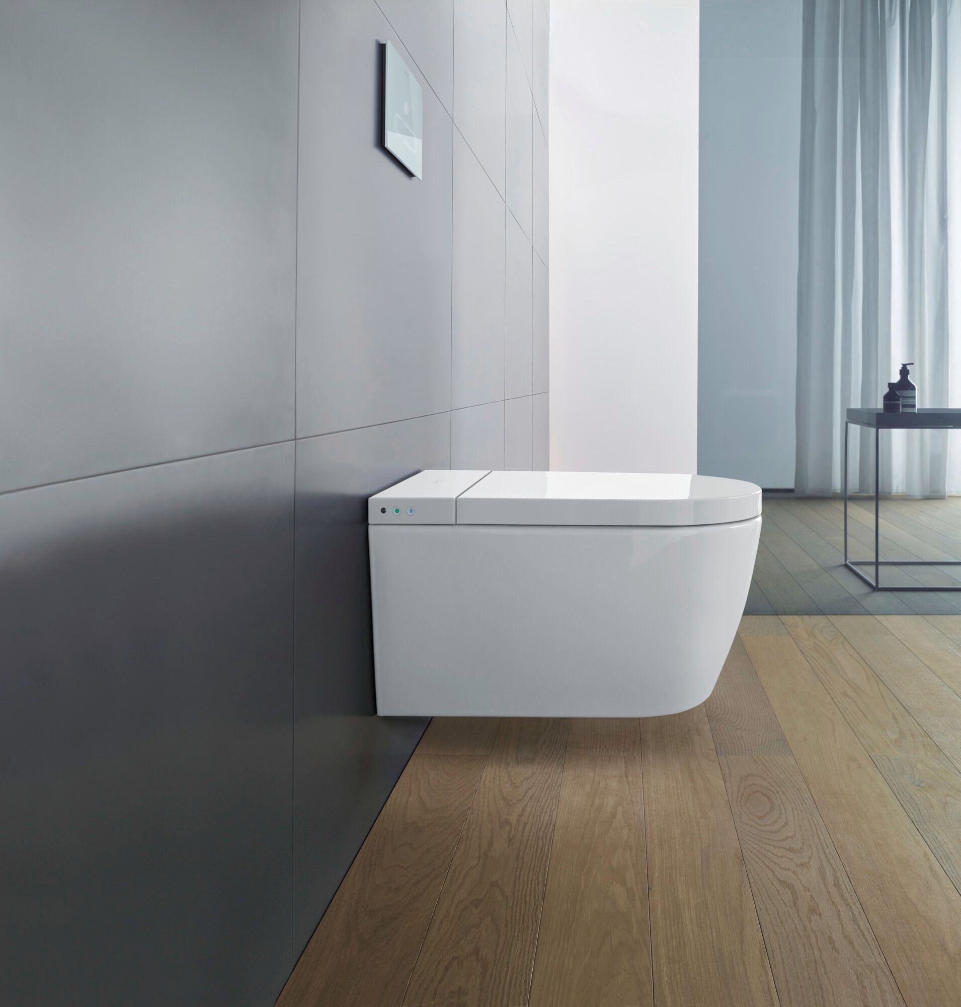 Керамический подвесной туалет с ручным душем Duravit SensoWash ARCH-00148899 - Вид №3