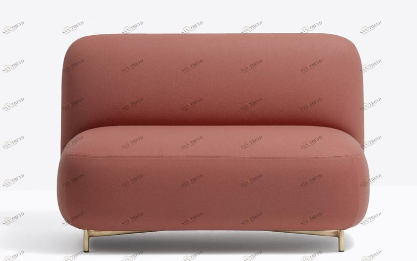 Pedrali Барный диван из мягкой ткани Buddy 214s