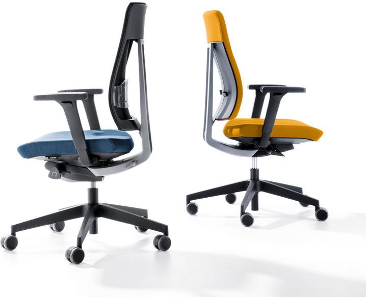 profim Стул офисный вращающийся с 5 спицами и подлокотниками Xenon net sun-id-1495184 - Вид №1