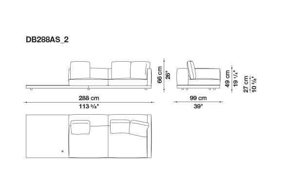 Кожаный диван B&B Italia док ARCH-00106863 - Вид №90