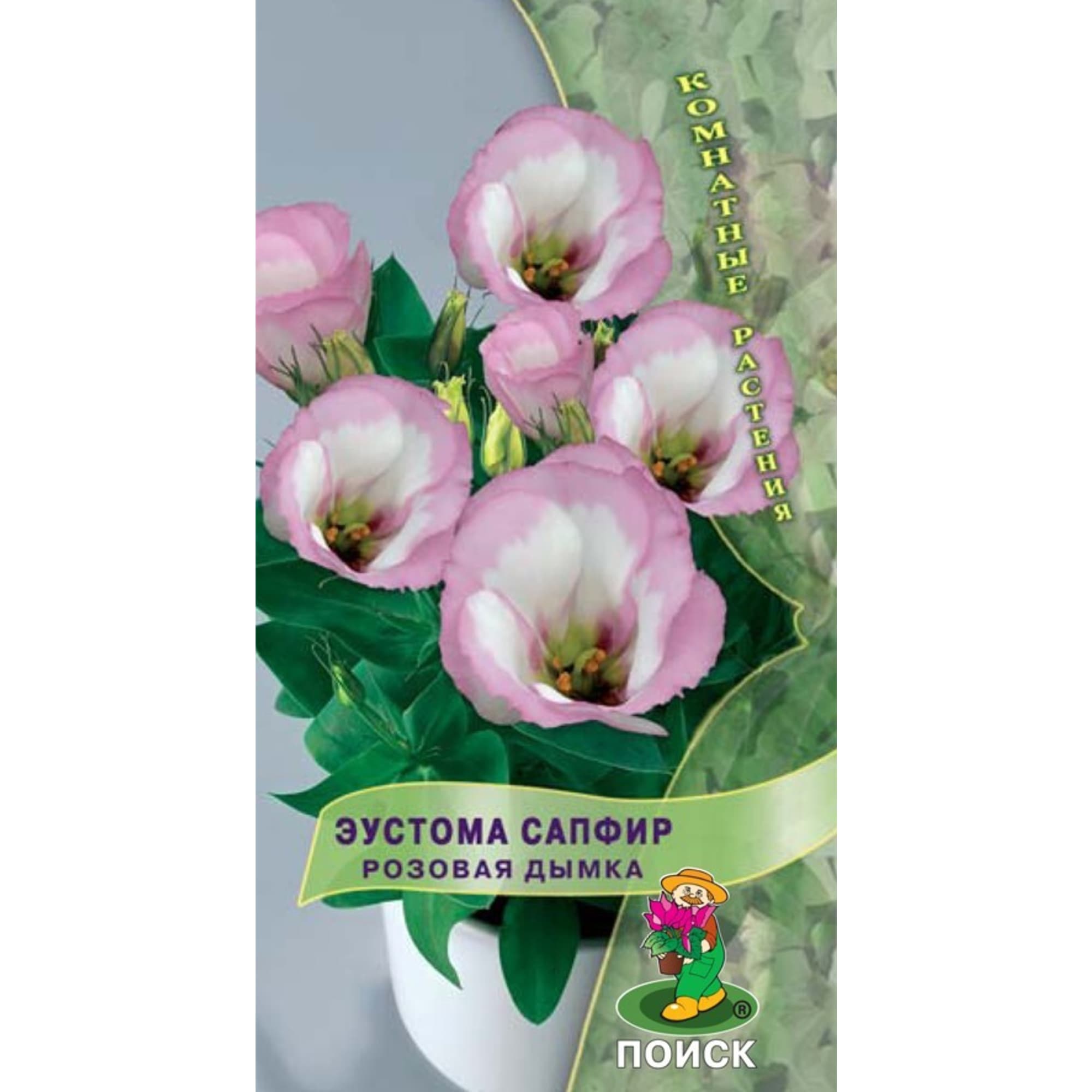 82984213 Семена Эустома Сапфир «Розовая дымка» Santreyd 