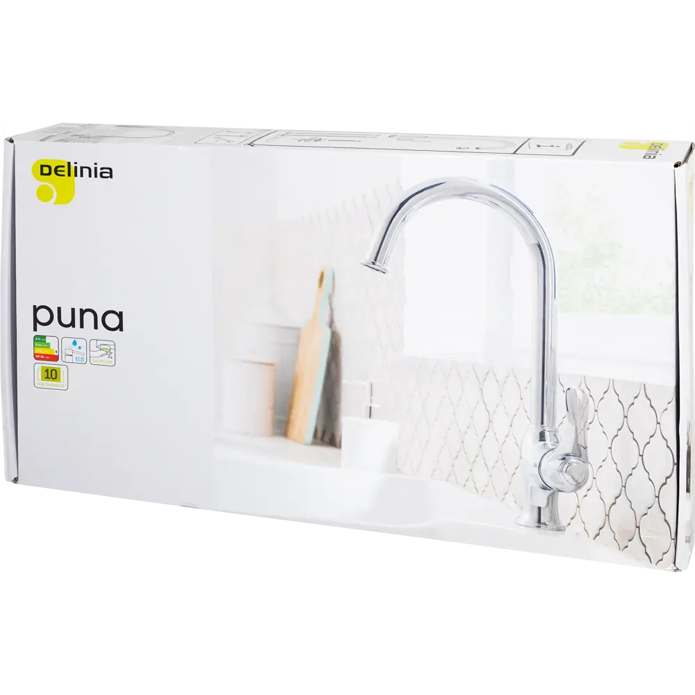 Кухонный смеситель DELINIA Puna с высоким изливом и аэратором 82063089 STLM-0018535 - Вид №9