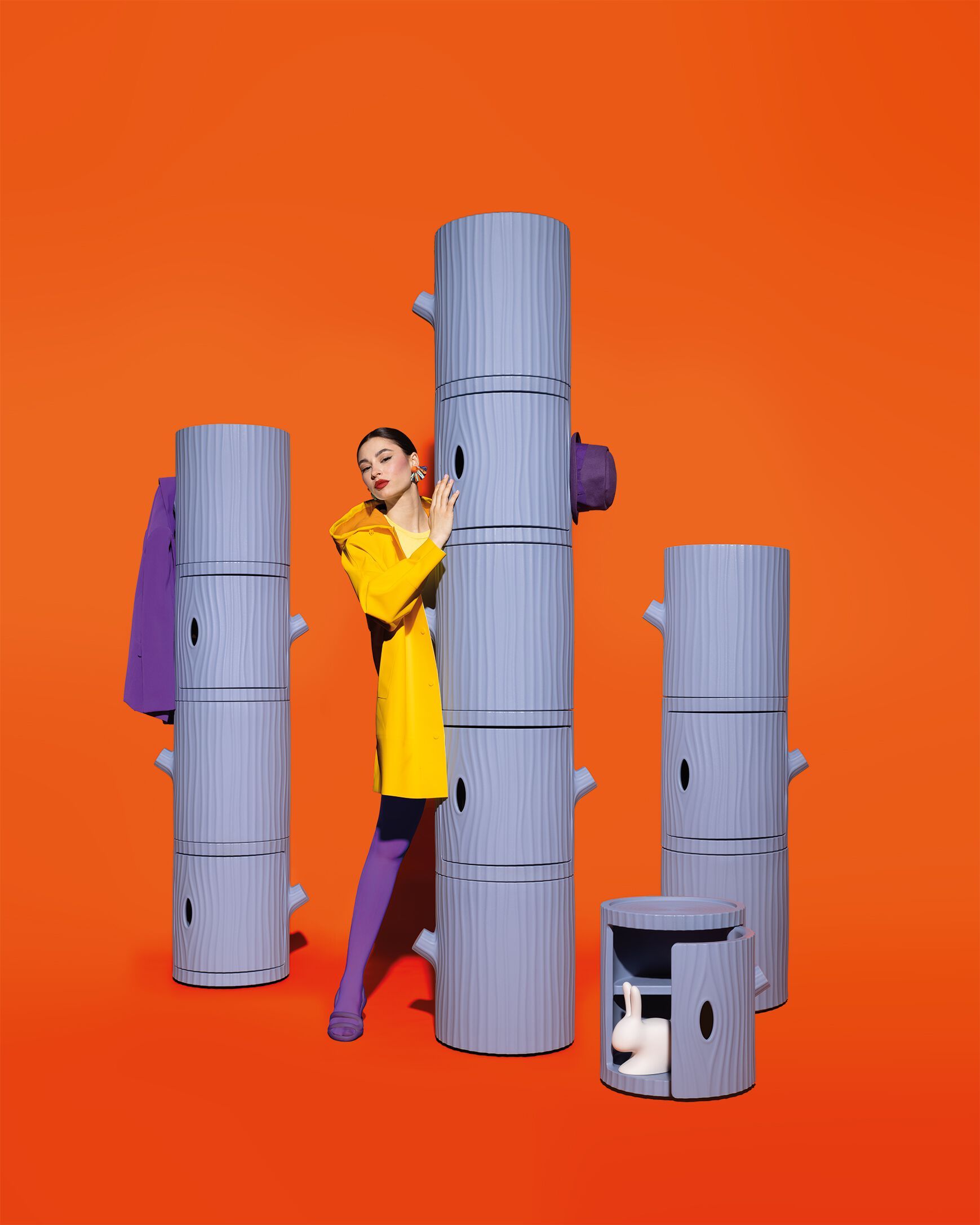 Пластиковый контейнер Qeeboo TRONCO ARCH-00063045 - Вид №8