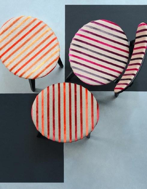 LELIEVRE Полосатая вискозная ткань Lignes d'horizon sun-id-1383965 - Вид №4