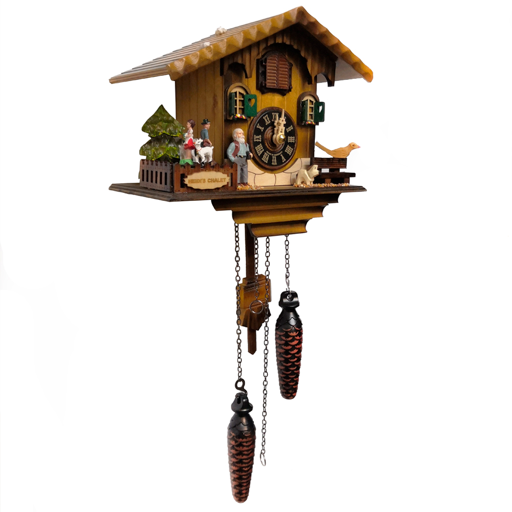 Часы настенные деревянные орех с кукушкой Sars 8MT SARS ДИЗАЙНЕРСКИЕ 00-3967481 Коричневый  - Вид №2