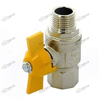 Кран шаровый для газа НВ BERLIN бабочка ITAP 1" 0731