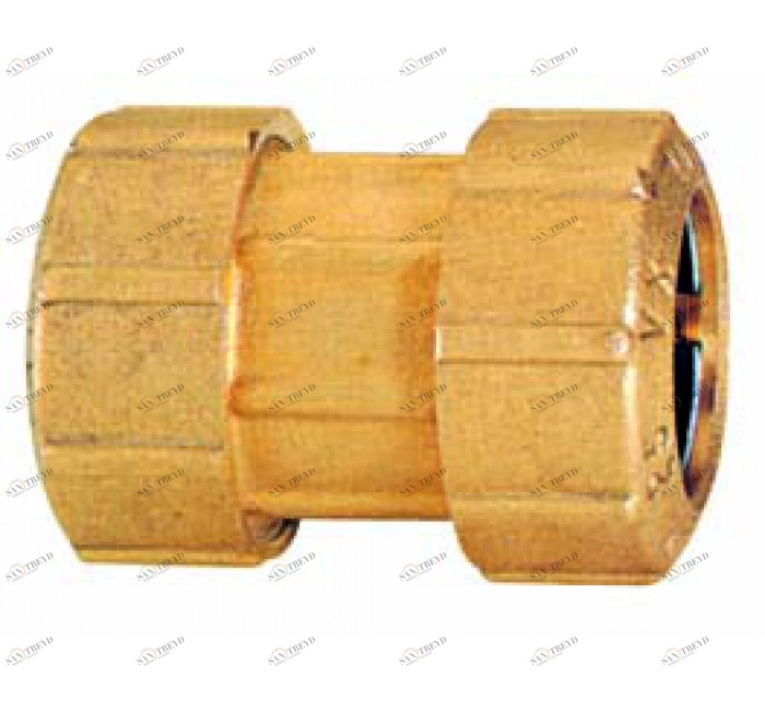 GENEBRE 0020 11 Двойной соединитель с прямой муфтой 