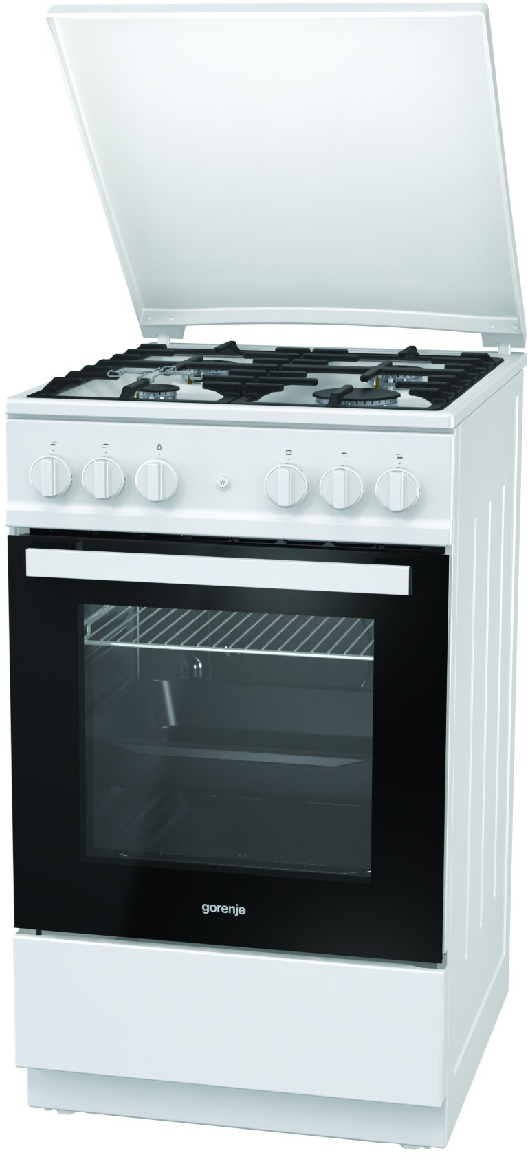 G5112WF-B Газовая плита / 85х50х60, газовая, 71 л, белый Gorenje Santreyd  - Вид №1