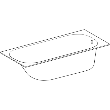 554.044.01.1 Прямоугольная ванна Geberit Soana, узкий край Geberit  - Вид №11