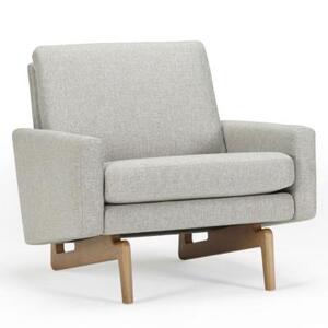 Кресло Egsmark, лакированный дуб, темно-песочное