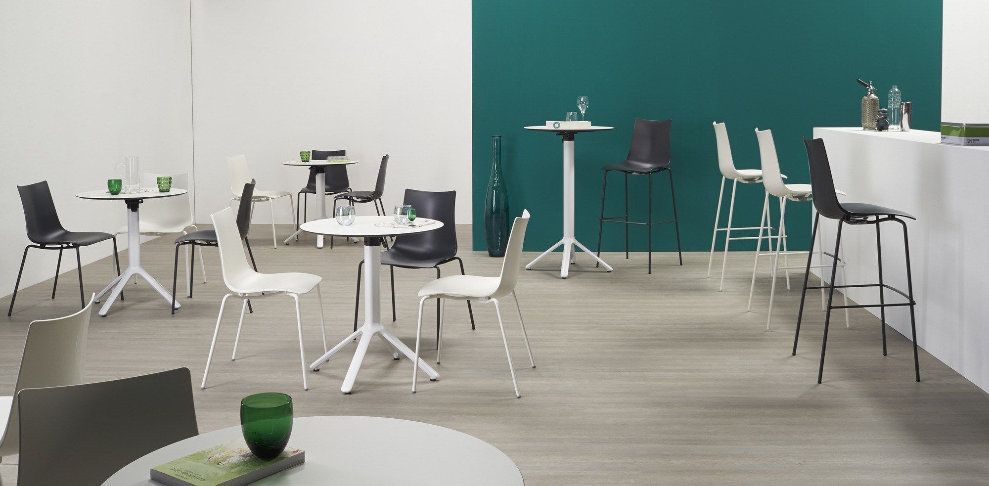 Штабелируемый стул из инженерного пластика S-CAB Инженерный пластик Zebra ARCH-00020899 - Вид №3