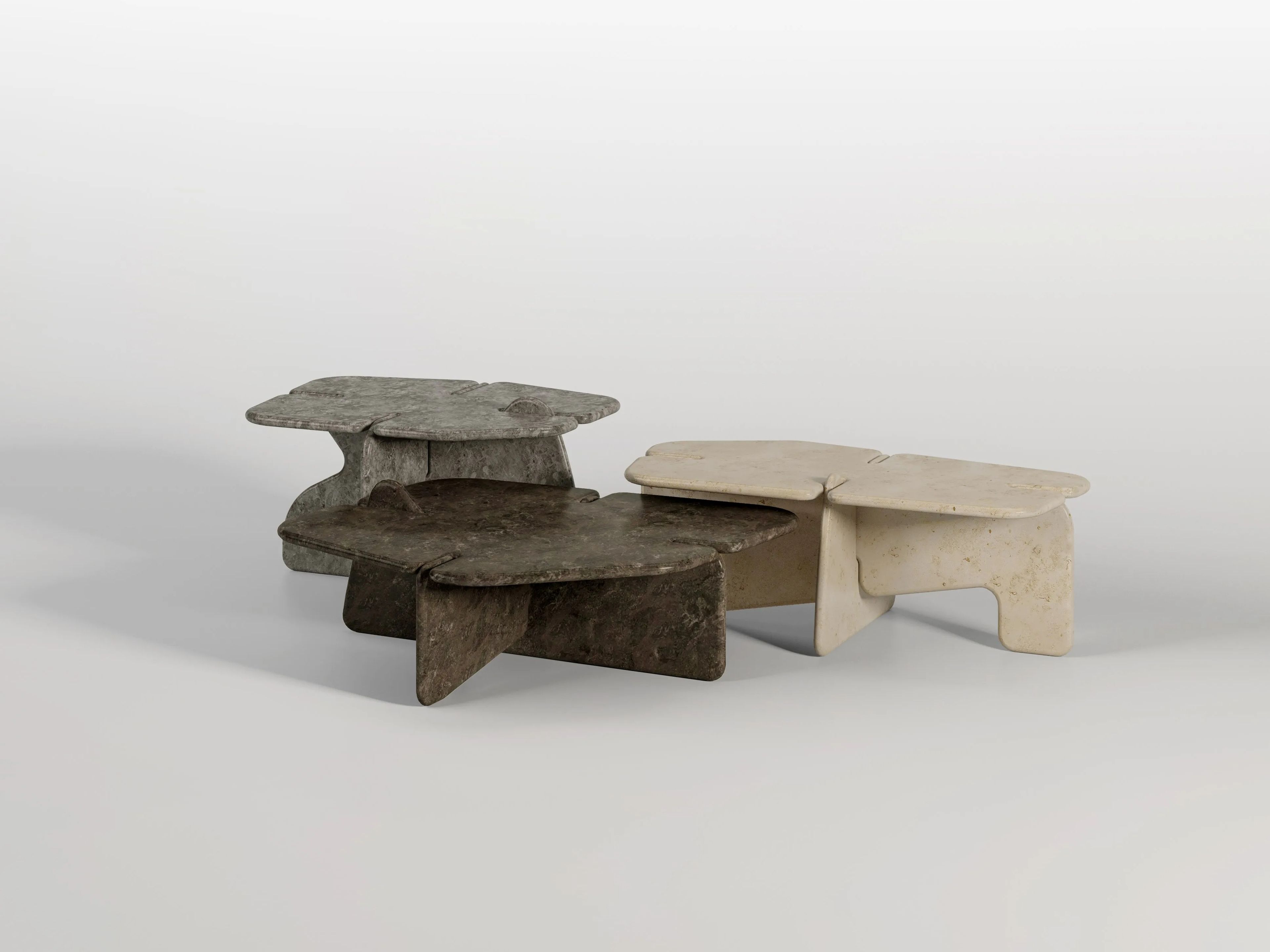 Журнальный столик из натурального камня Davani Lamé ARCH-00101284 - Вид №2