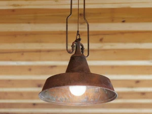 Aldo Bernardi Подвесной светильник прямого и отраженного света из латуни Fonderia